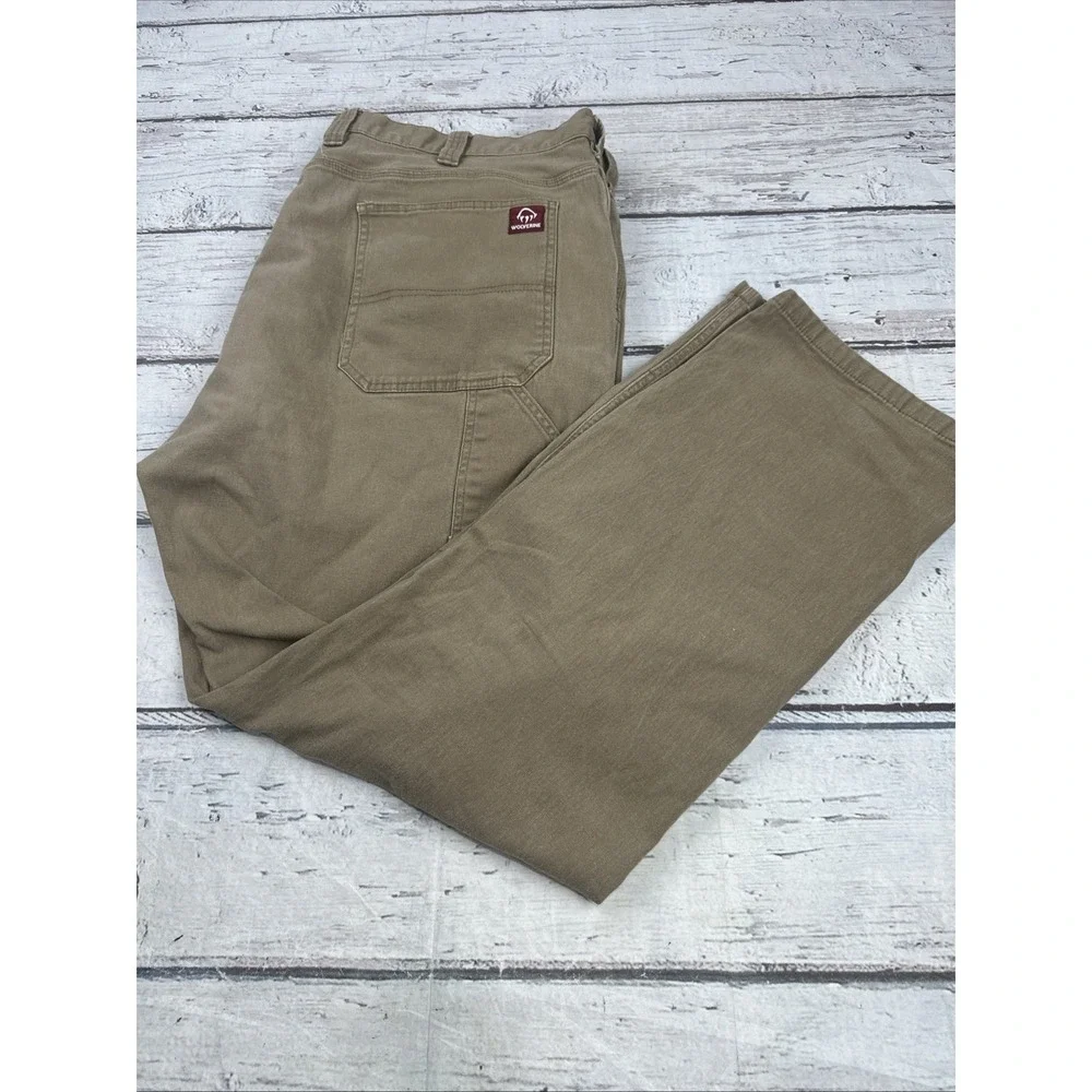 Wolverine Steelhead 5 Pocket Men Pants Tan/Brown Color Size 44x32